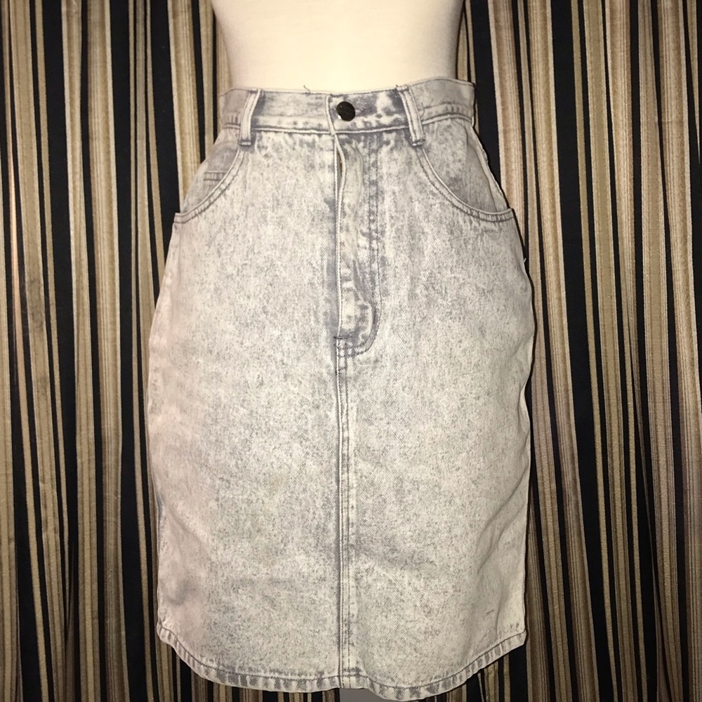 Vintage jean skirt